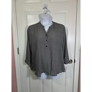 Van Heusen XXL Black and white blouse